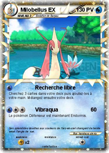 Pokemon Milobellus EX