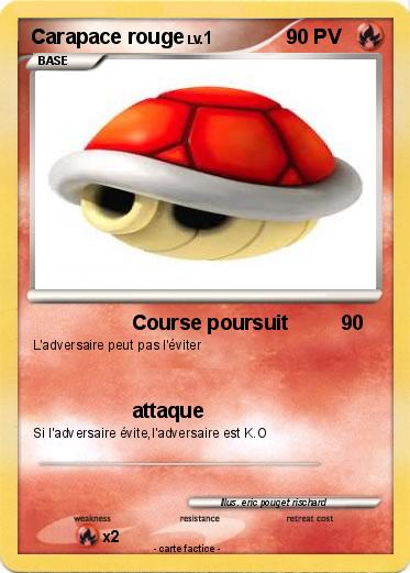 Pokemon Carapace rouge