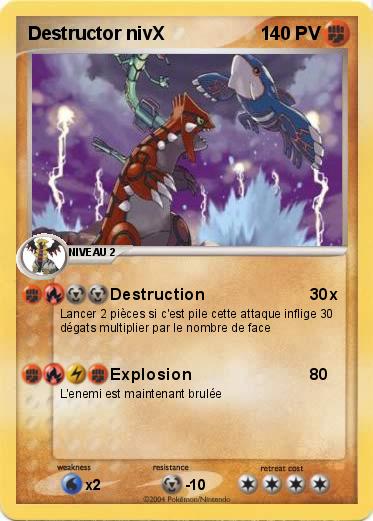 Pokemon Destructor nivX