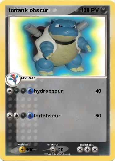 Pokemon tortank obscur
