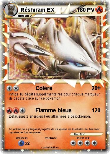 Pokemon Réshiram EX