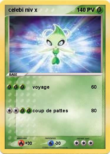 Pokemon celebi niv x