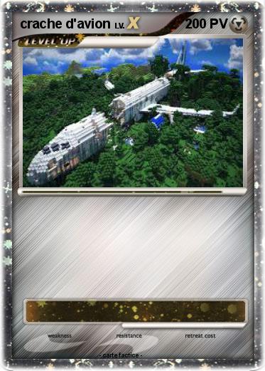 Pokemon crache d'avion