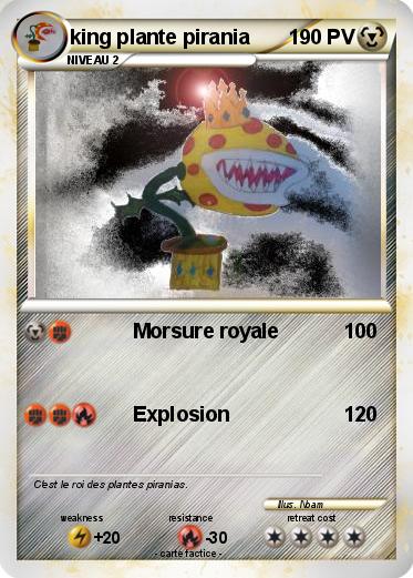 Pokemon king plante pirania