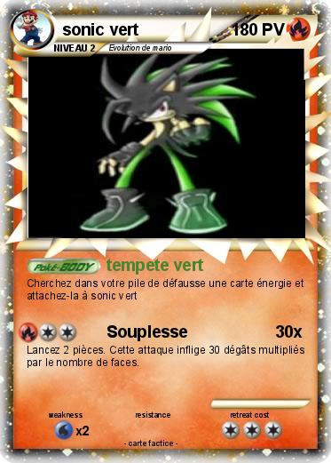 Pokemon sonic vert