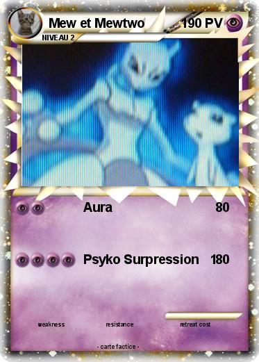 Pokemon Mew et Mewtwo