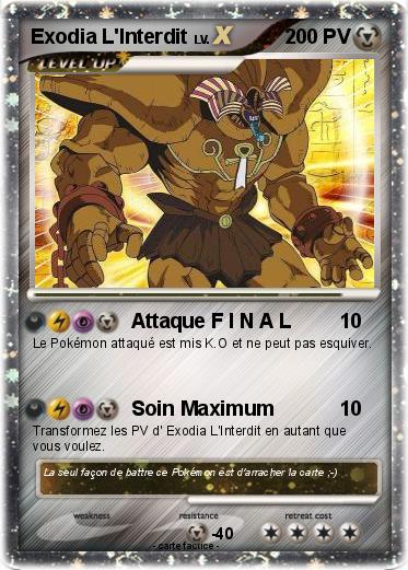 Pokemon Exodia L'Interdit