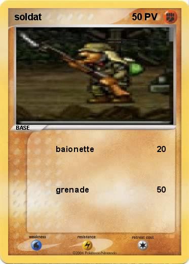 Pokemon soldat
