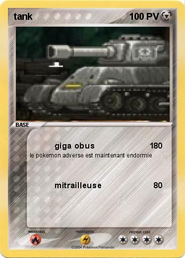 Pokemon tank