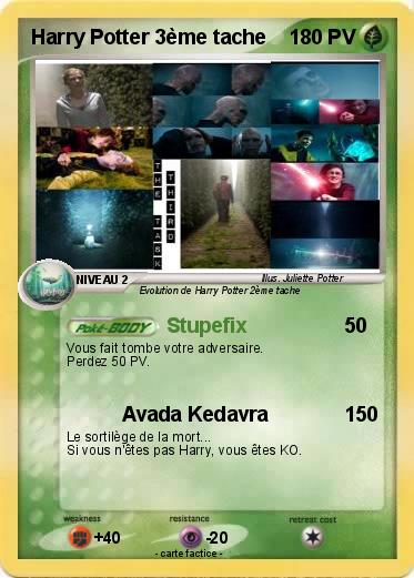 Pokemon Harry Potter 3ème tache