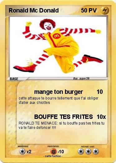 Pokemon Ronald Mc Donald