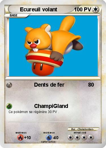Pokemon Ecureuil volant