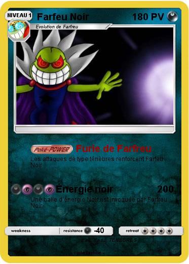 Pokemon Farfeu Noir