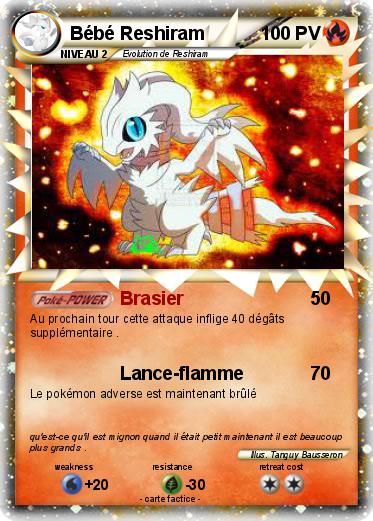 Pokemon Bébé Reshiram
