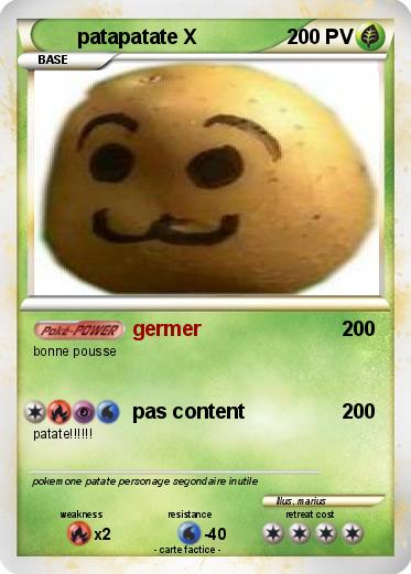 Pokemon patapatate X