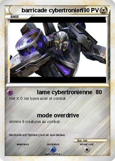 Pokemon barricade cybertronien