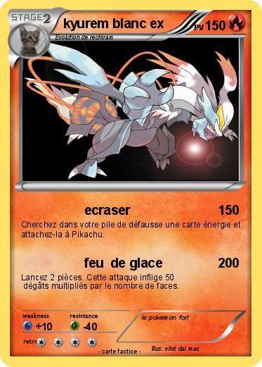 Pokemon kyurem blanc ex