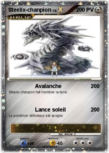 Pokemon Steelix-chanpion