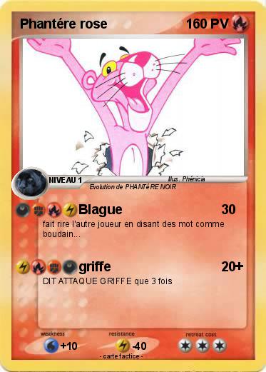 Pokemon Phantére rose
