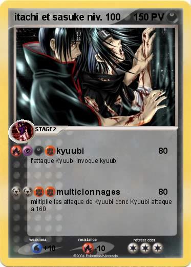 Pokemon itachi et sasuke niv. 100