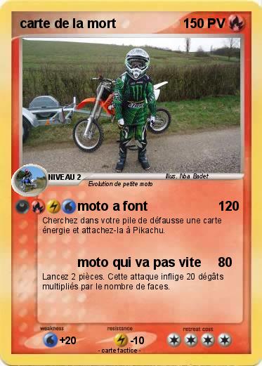 Pokemon carte de la mort