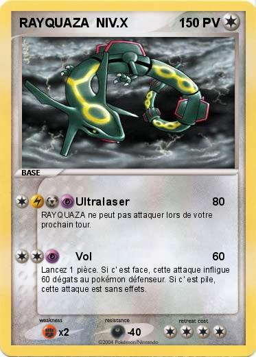 Pokemon RAYQUAZA  NIV.X