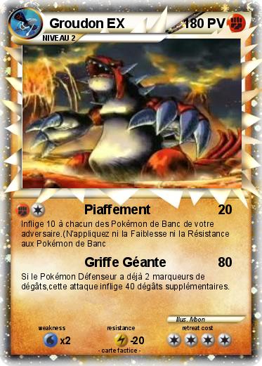 Pokemon Groudon EX