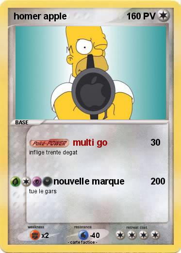 Pokemon homer apple
