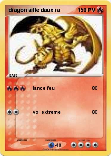 Pokemon dragon aille daux ra