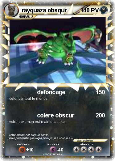 Pokemon rayquaza obsqur