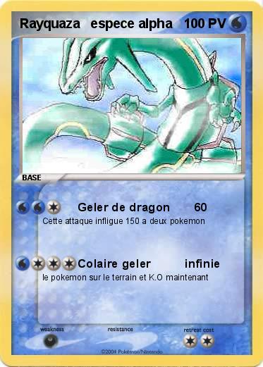 Pokemon Rayquaza   espece alpha