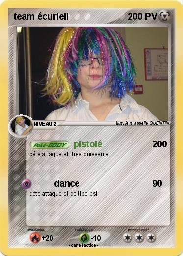 Pokemon team écuriell