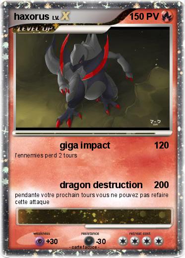 Pokemon haxorus