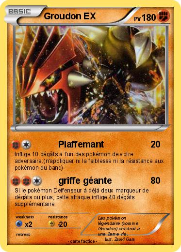 Pokemon Groudon EX