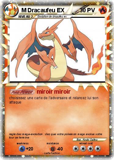 Pokemon M Dracaufeu EX