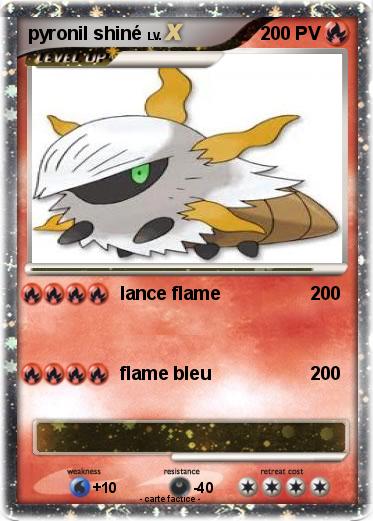 Pokemon pyronil shiné
