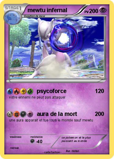 Pokemon mewtu infernal