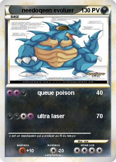 Pokemon needoqeen evoluer
