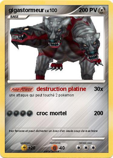 Pokemon gigastormeur