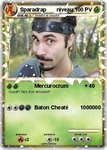 Pokemon Sparadrap       niveau