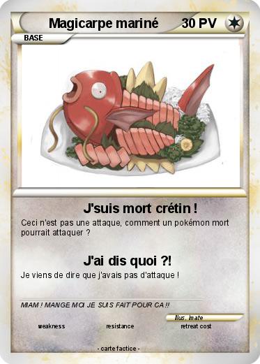 Pokemon Magicarpe mariné