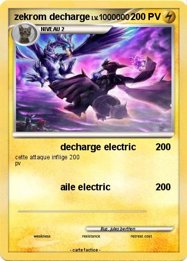 Pokemon zekrom decharge