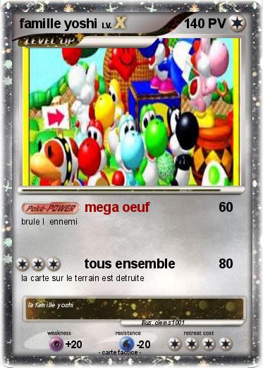Pokemon famille yoshi