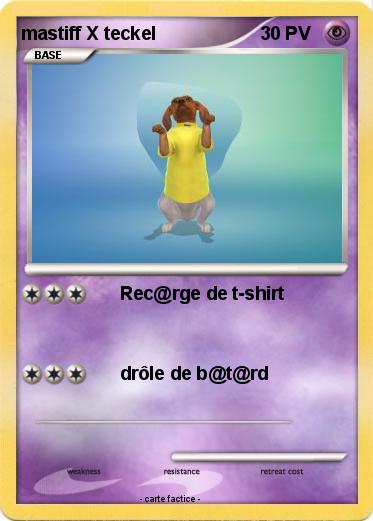 Pokemon mastiff X teckel