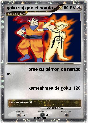 Pokemon goku ssj god et naruto