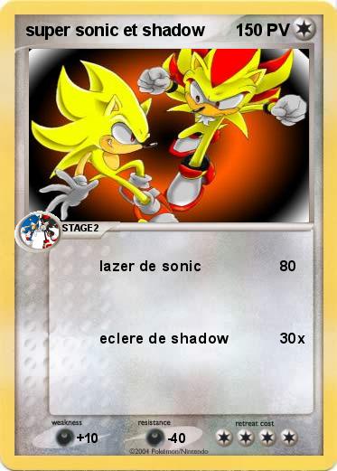 Pokemon super sonic et shadow