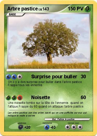 Pokemon Arbre pastice