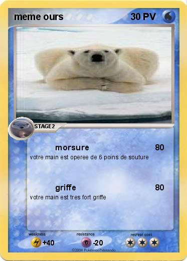 Pokemon meme ours 