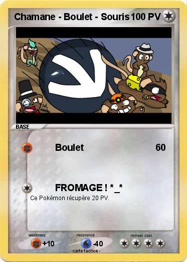 Pokemon Chamane - Boulet - Souris