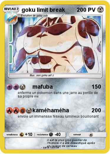 Pokemon goku limit break